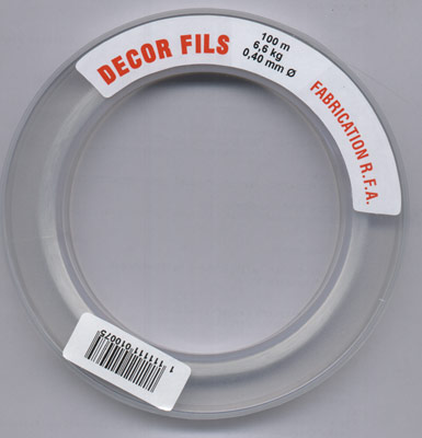 Code: 1007    --- Fil nylon bobine 200m. 0.40mm.---