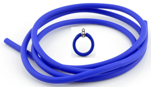 Code: D12240    --- Buna 4mm x 1 m. Bleu fonce---